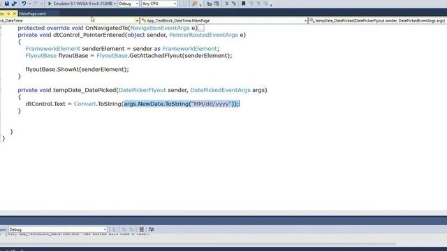 How-To : Create TextBox as a DatePicker in Windows Phone 8.1 смотреть онлайн