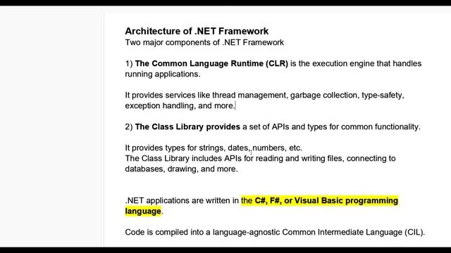 What is .NET Framework смотреть онлайн