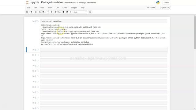 How to Install Pendulum Library in Python Anaconda Jupyter Notebook смотреть онлайн