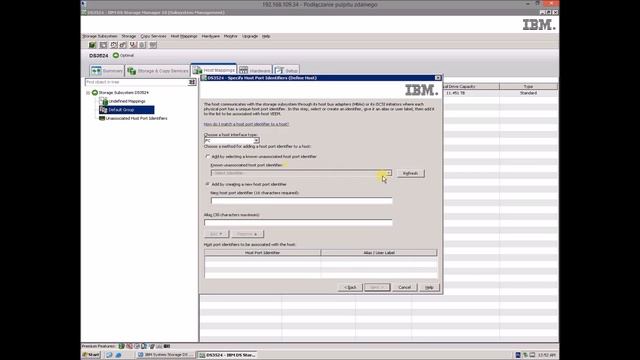 Creating logical drive on IBM DS3524 and attaching to VMware ESXi смотреть онлайн