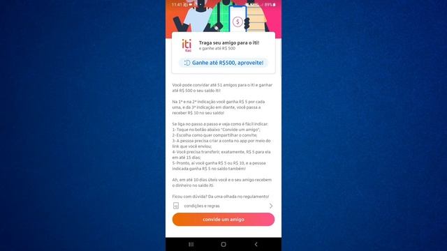 COMO GANHAR DINHEIRO NO BANCO ITI POR CADASTRO (ATÉ R$500,00) смотреть онлайн