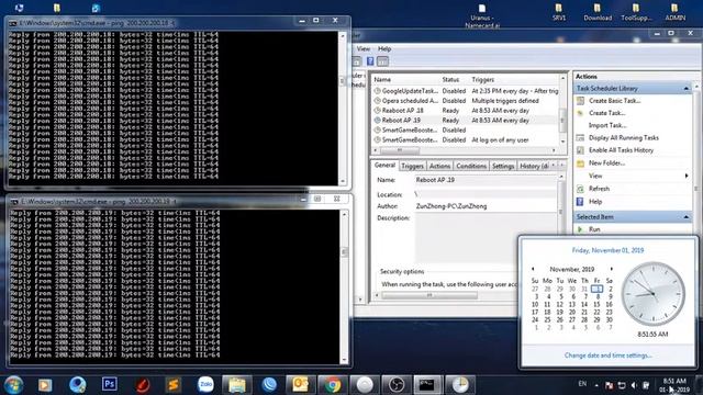Scheduler Auto Reboot AP Unifi on Windows смотреть онлайн