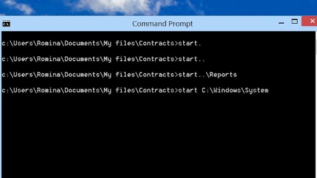 How to Open an Explorer Window from Command Prompt -Windows Tutorial смотреть онлайн