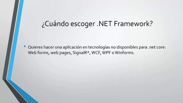 5- .NET Core vs .NET Framework | Programando en ASP.NET CORE 2 смотреть онлайн