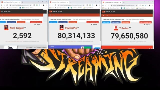 PewDiePie VS TiSeries and Nero Trigger смотреть онлайн