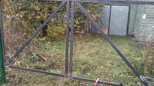 как самому в одиночку сделать калитку или ворота «по месту сварить»