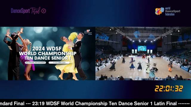 2024 WDSF World Championship Ten Dance Senior I Semi-final And Final _ Rotterdam