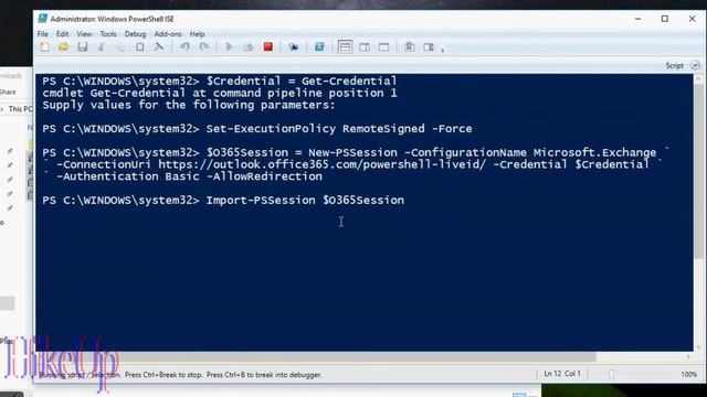How To Connect To Office 365 using Powershell Windows 7&10 смотреть онлайн