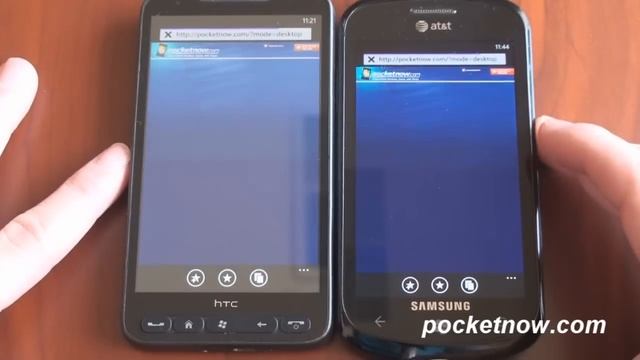 HTC HD2 with Windows Phone 7 vs. Samsung Focus | Pocketnow смотреть онлайн