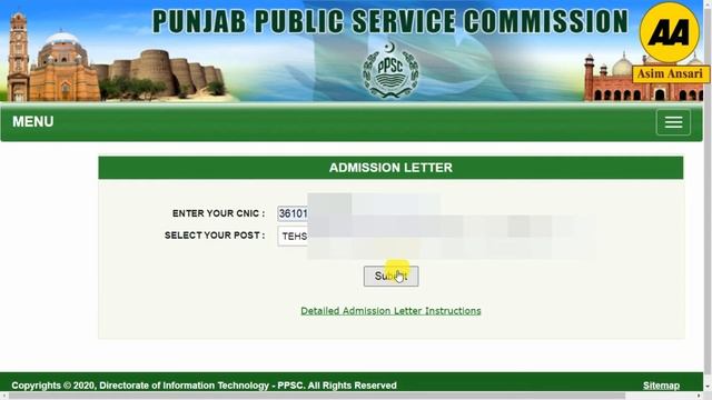 How to download Roll Number Slip of PPSC // Print Admission Letter смотреть онлайн