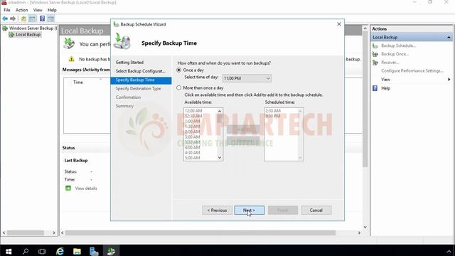 How to Schedule Automatic Backup in Windows Server 2016 смотреть онлайн