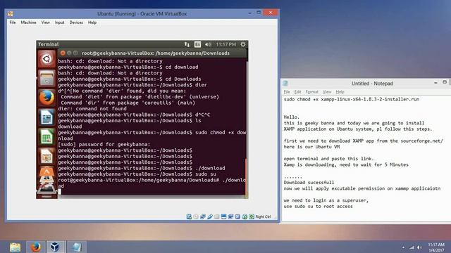 How to install XAMP on UBUNTU by | Geeky Banna смотреть онлайн