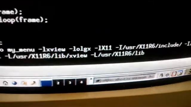 X-Windows/Xview/Openlook (C) Program with a simple menu. смотреть онлайн