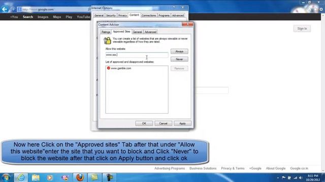 HOW TO BLOCK WEBSITES IN INTERNET EXPLORER 9 ON WINDOWS 7 смотреть онлайн