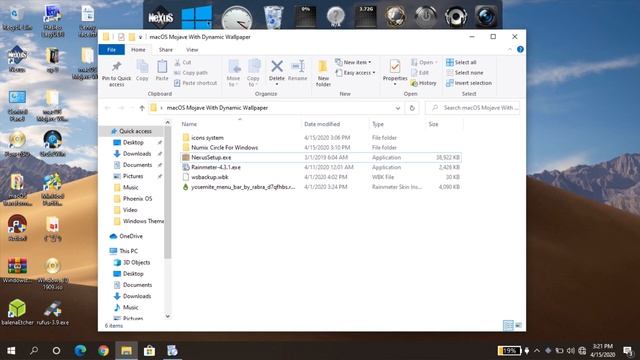 How To Make Windows 10 Look Like macOS Mojave With Dynamic Wallpaper смотреть онлайн