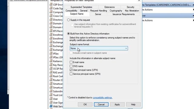 How to create Certificate template for ADFS or Web Server смотреть онлайн