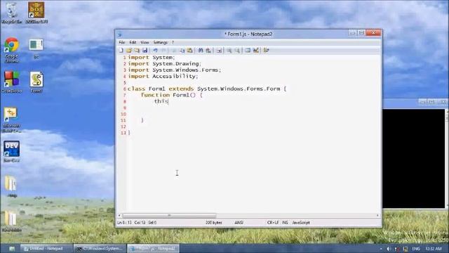 JScript .NET Tutorial 2 - Setting Up Your Window смотреть онлайн