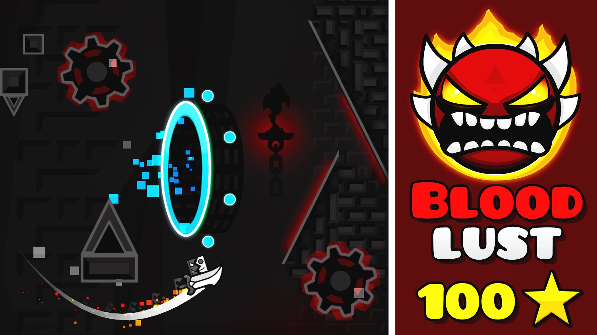 Прохожу ДЕМОНЫ БЕЗУМНЫМ СПОСОБОМ в Geometry Dash смотреть онлайн