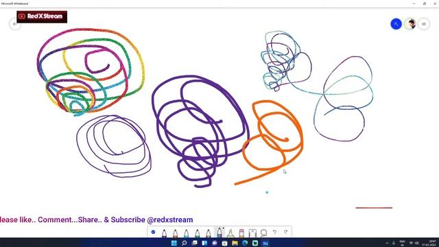 How to use New Microsoft White Board 2022|| Online classes and Drawing tools Tutorial for Pc смотреть онлайн