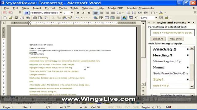 Microsoft Word XP WingsLive com смотреть онлайн