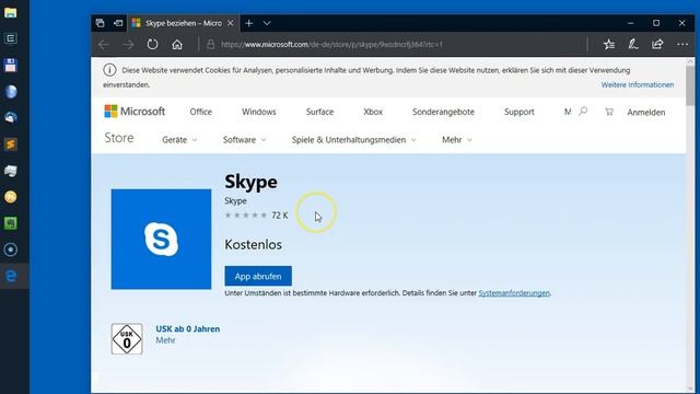 Skype 8 Setup in Windows 10 installieren смотреть онлайн
