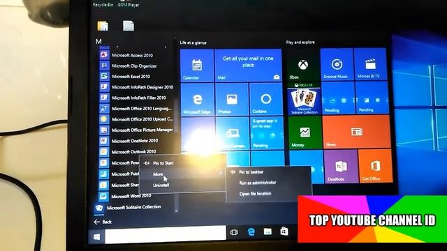Cara Menampilkan Shortcut Microsoft Office Di Desktop Windows 10 смотреть онлайн