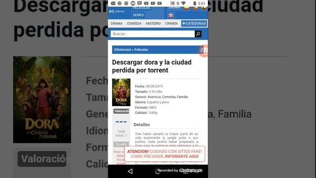 Descargar dora y la ciudad perdida por torrent HD смотреть онлайн