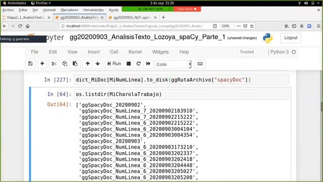 NLP con spaCy y Python Anaconda en Jupyter Notebook - Dr. Gabriel Guerrero, saXsa смотреть онлайн