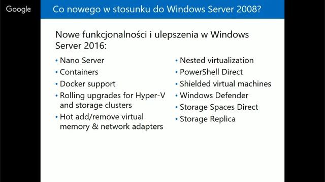 Nowości w Windows Server 2016 смотреть онлайн