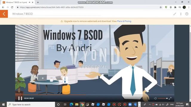 Windows 7 BSOD On Vyond смотреть онлайн