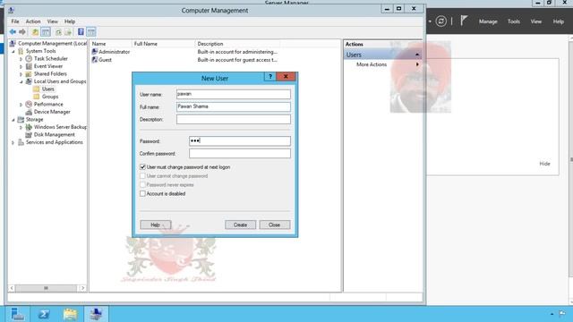 ✅ How to create local user account in Windows Server 2012 in Hindi смотреть онлайн