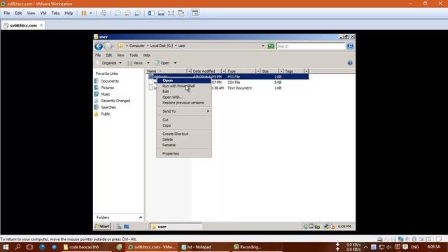 Import user bằng Power Shell trên SV 2008 смотреть онлайн