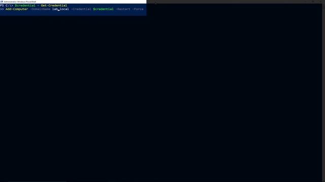 How To Join A Computer To A Domain With PowerShell смотреть онлайн
