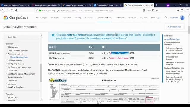 Connect to Hadoop and Yarn interface on Google Cloud Dataproc (GCP) | Hadoop Spark Pig Hive (ENG/PL смотреть онлайн