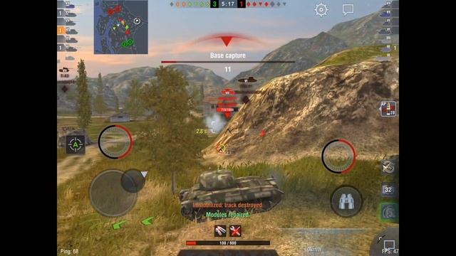 World of Tanks Blitz || T21 on Mines: Music and Gameplay смотреть онлайн
