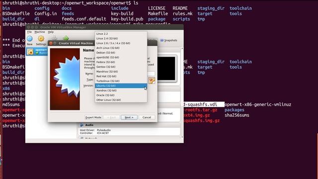 Clone openwrt , Build and Run it on Virtual box смотреть онлайн