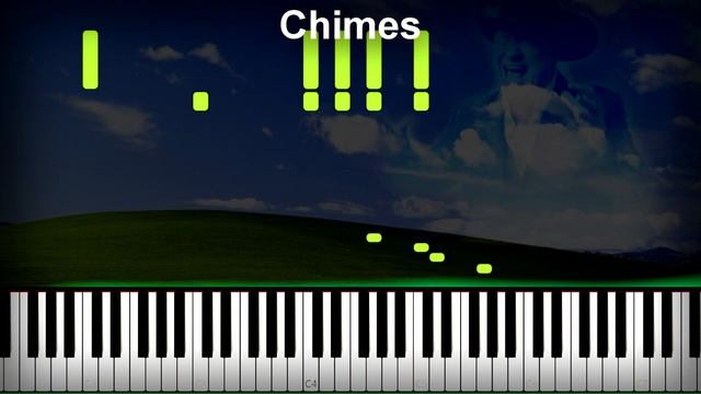 Windows XP Sounds (Startup, Shutdown and other) Piano Tutorial (Sheet Music + midi) Synthesia Cover смотреть онлайн