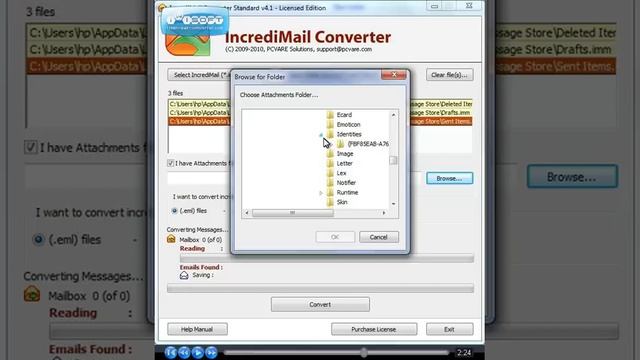 How to Incredimail to Windows Live Mail - Complete Guide смотреть онлайн