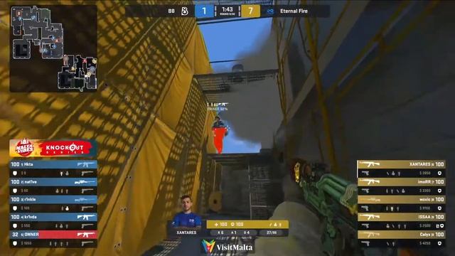 Eternal Fire vs B8 | XANTARES Fast 2 Entry смотреть онлайн