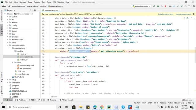 How to add Graph view in Odoo | Odoo development смотреть онлайн