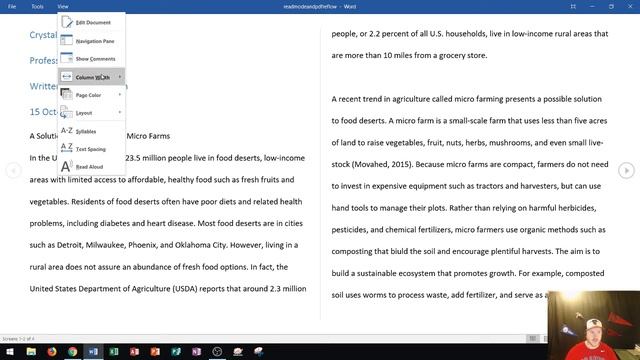 Word 2016 - Convert PDF in Word - How to Change MS Office Document File - Converting Import Export смотреть онлайн