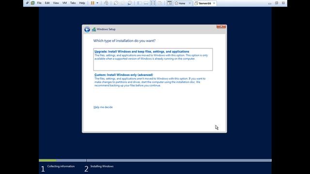 Installation of Server 2016 in hindi and urdu смотреть онлайн