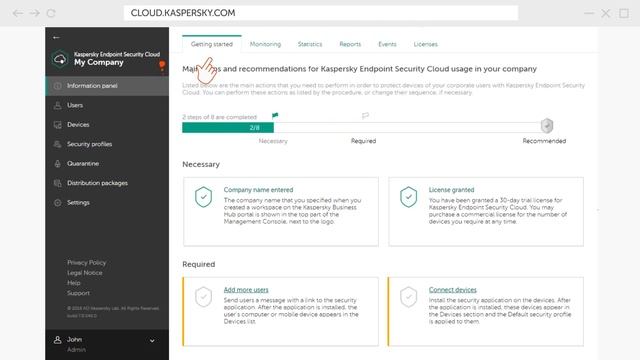 How to protect your company's devices in minutes with Kaspersky Endpoint Security Cloud смотреть онлайн