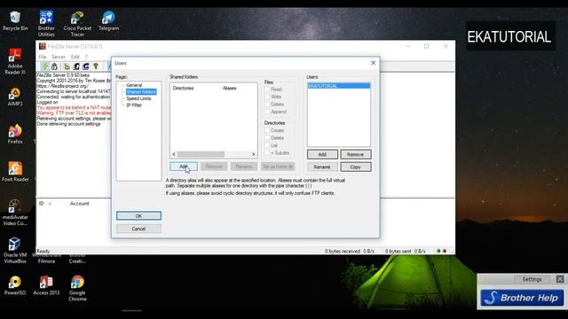 Tutorial Membangun & Penggunaan File Transfer Protocol | FILEZILLA SERVER DAN FILEZILLA CLIENT смотреть онлайн