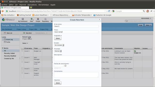 Alfresco MetaDBConnector using Share DataLists Items смотреть онлайн