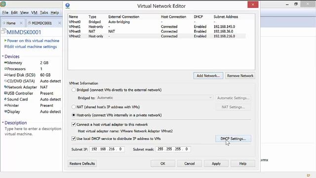 Configuring a Virtual Network with DHCP in VMware смотреть онлайн