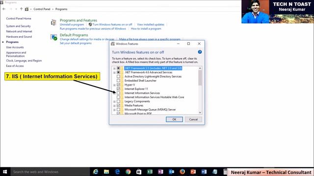 How to install iis on windows by Tech N Toast смотреть онлайн