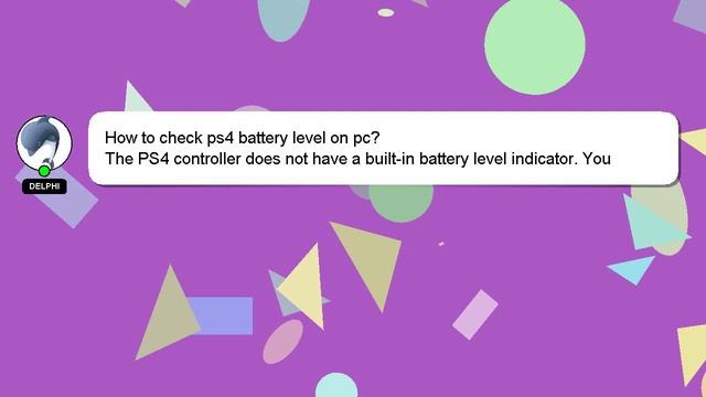 How to check ps4 battery level on pc? смотреть онлайн