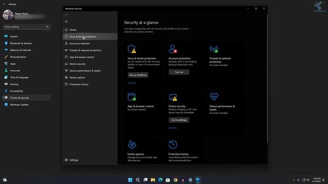 How To Disable/Enable Microsoft Security in Windows 11 смотреть онлайн