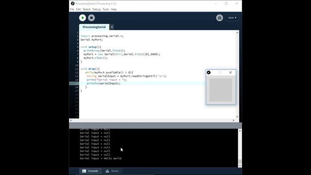 Processing Serial смотреть онлайн